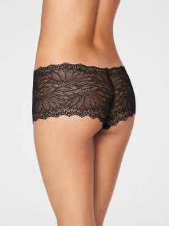 Fredericks Of Hollywood Saffron Floral Lace Boyshorts Panties