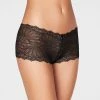 Fredericks Of Hollywood Saffron Floral Lace Boyshorts Panties