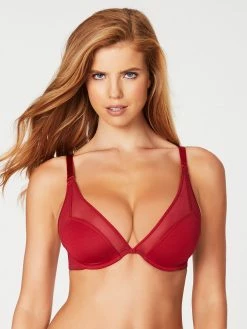 Fredericks Of Hollywood Joni Micro And Mesh Full Figure Push Up Bra