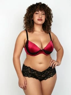 Fredericks Of Hollywood Push Up Bras Rachele Contour Plunge Full Figure Bra