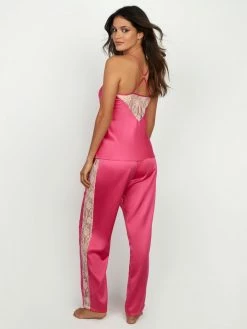 Fredericks Of Hollywood Plus Size Erina Satin And Lace Pj Set