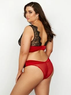 Fredericks Of Hollywood Leah Kristina Lace Plunge Bralette Plunge Bras