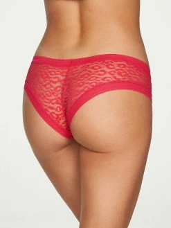 Fredericks Of Hollywood Demi Leopard Spot Mesh Panty Plus Size