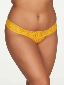 Fredericks Of Hollywood Abby Rose Mesh Thong