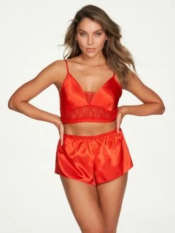Fredericks Of Hollywood Plus Size Delphine Short Pj Set
