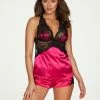 Fredericks Of Hollywood Lingerie Rosalina Rose Cami/Short Set