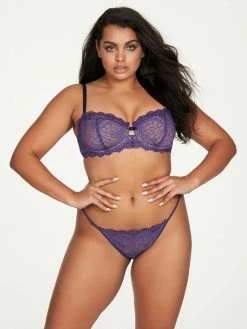 Fredericks Of Hollywood Cindy Lace Full Figure Balconette Underwire Bra Full Figure Bras 32D-42F