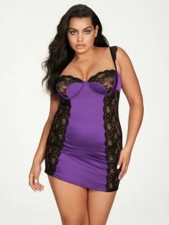 Fredericks Of Hollywood Lingerie Ilana Chemise With Built In Bra