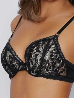 Pleasure State - White Label Ebony Push Up Bra