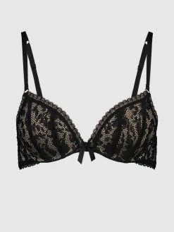 Pleasure State - White Label Ebony Push Up Bra