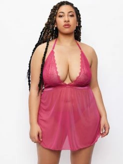 Fredericks Of Hollywood Lingerie Saffron Floral Lace Babydoll