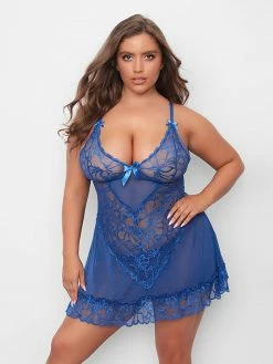 Fredericks Of Hollywood Lara May Lace Babydoll Lingerie