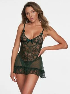 Fredericks Of Hollywood Lara May Lace Babydoll Lingerie