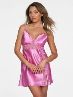 Fredericks Of Hollywood Lingerie Delphine Satin Babydoll