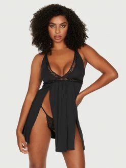 Fredericks Of Hollywood Nadine Eve Babydoll Set Lingerie