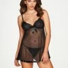 Fredericks Of Hollywood Rica Lace And Mesh Babydoll