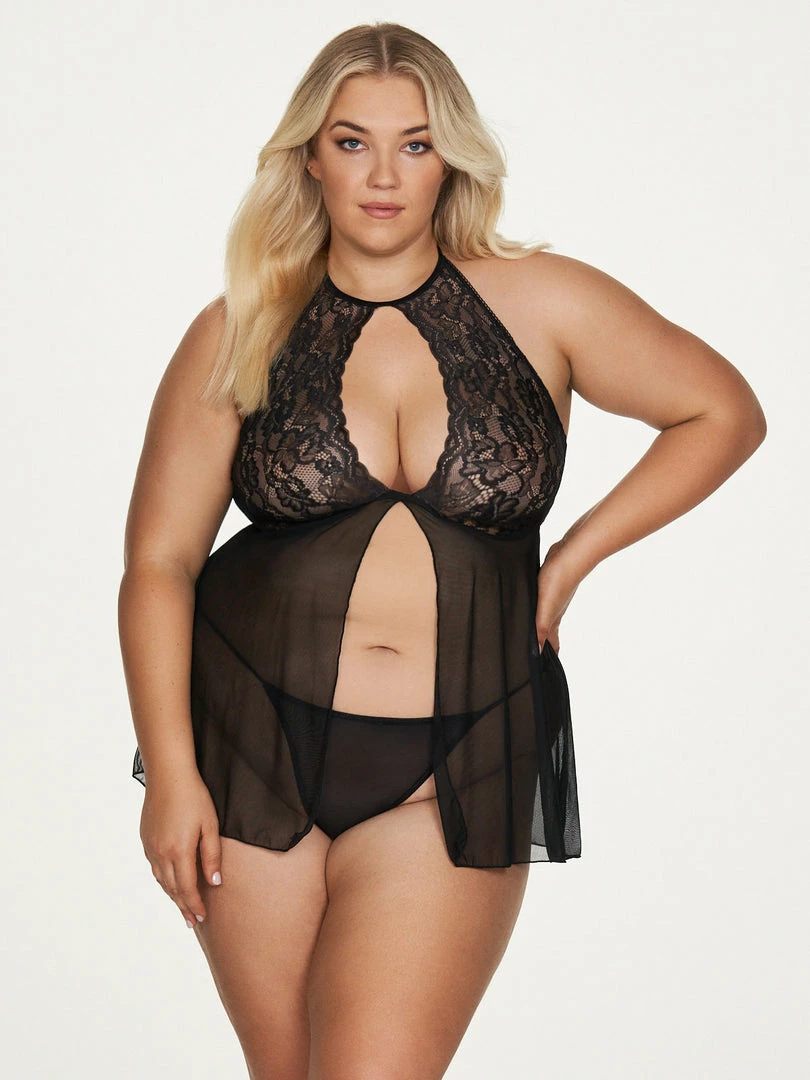 Fredericks Of Hollywood Oaklee Babydoll Set Lingerie 1 Fredericks Of Hollywood Oaklee Babydoll Set Lingerie