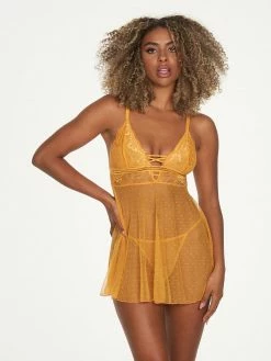 Fredericks Of Hollywood Buffy Babydoll Set Lingerie