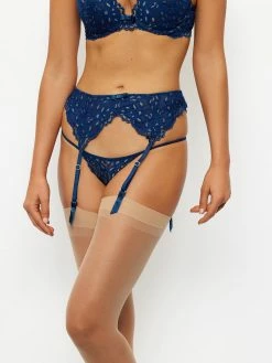 Fredericks Of Hollywood Gartered Lingerie Jessica Lace Garter Belt