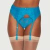 Fredericks Of Hollywood Jessica Lace Garter Belt Gartered Lingerie