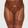 Fredericks Of Hollywood Jessica Lace Garter Belt Gartered Lingerie