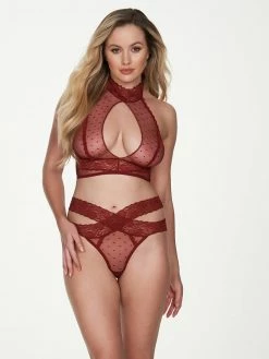 Fredericks Of Hollywood Bras Alexia Love Mesh Bra And Panty Set