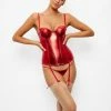 Fredericks Of Hollywood Exxtreme High Shine Corset Lingerie