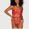 Fredericks Of Hollywood Makalya Corset And Panty Set