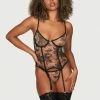 Fredericks Of Hollywood Lingerie Natalie Rose Corset And Panty Set