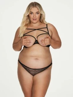 Fredericks Of Hollywood Lingerie Rayna Lace Naughty Bra Set