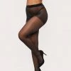 Fredericks Of Hollywood Accessories Kerri Sheer Crotchless Stockings