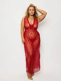 Fredericks Of Hollywood Laurie All Over Lace Gown