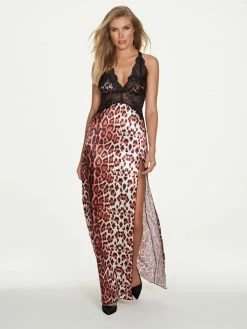 Fredericks Of Hollywood Rosalina Rose Lace And Satin Gown Seductive Satin