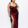 Fredericks Of Hollywood Georgine Velvet And Lace Gown Plus Size