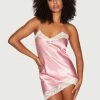 Fredericks Of Hollywood Lingerie Aspen Mae Satin And Lace Chemise