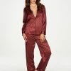 Fredericks Of Hollywood Harrietta Pajama Set Seductive Satin