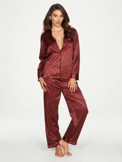 Fredericks Of Hollywood Harrietta Pajama Set Seductive Satin