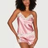 Fredericks Of Hollywood Aspen Mae Satin And Lace Cami Set