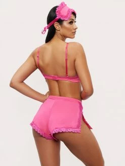 Fredericks Of Hollywood Moriah 3 Piece Sleep Set Sleepwear