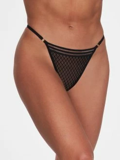 Fredericks Of Hollywood Lola Leigh Velvet Burnout Thong