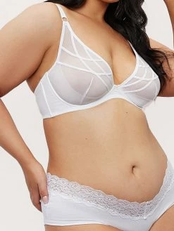 Fredericks Of Hollywood Bras Aria Mesh Full Figure Underwire Bra