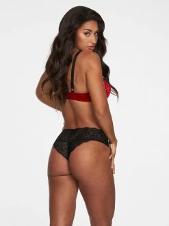 Fredericks Of Hollywood Martyna Velvet & Lace Full Figure Underwired Bra Bras