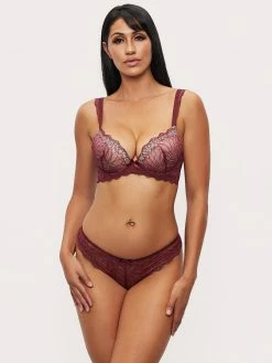Fredericks Of Hollywood Saffron Lace Push Up Bra