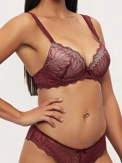 Fredericks Of Hollywood Saffron Lace Push Up Bra