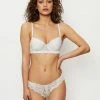 Fredericks Of Hollywood Jane Micro And Lace Contour Bra