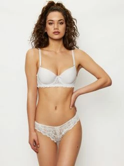 Fredericks Of Hollywood Jane Micro And Lace Contour Bra