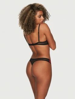 Fredericks Of Hollywood Bras Lux Lace Over Satin Shelf Bra