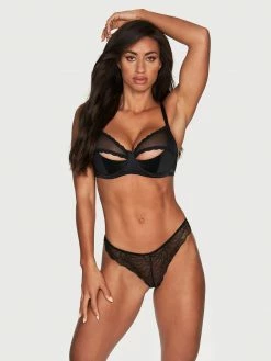 Fredericks Of Hollywood Full Figure Bras 32D-42F Zarina Open Cup Full Figure Bra