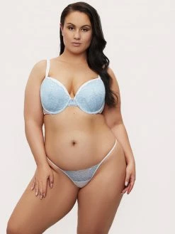 Fredericks Of Hollywood Bras Hollywood Exxtreme Cleavage Satin And Lace Push Up Bra