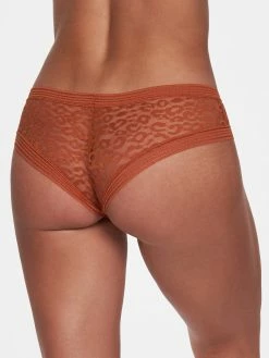 Fredericks Of Hollywood Demi Leopard Spot Mesh Panty